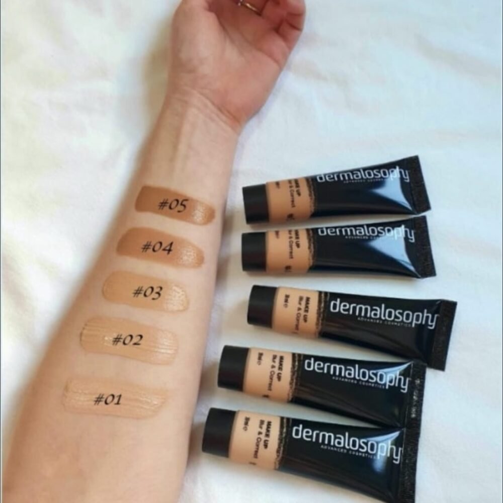 מייקאפ תיקון וטשטוש.
גוונים 1-5