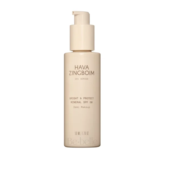 BRIGHT & PROTECT ברייט פרוטקט דמי מייקאפ SPF 50 מינרלי חוה זינגבוים